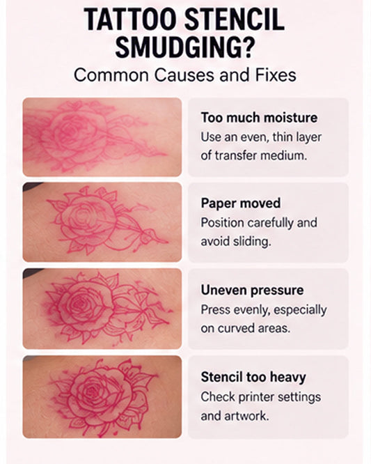 Tattoo Stencil Smudging? Common Causes and Fixes