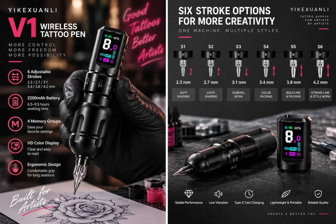Wireless vs Wired Tattoo Machine