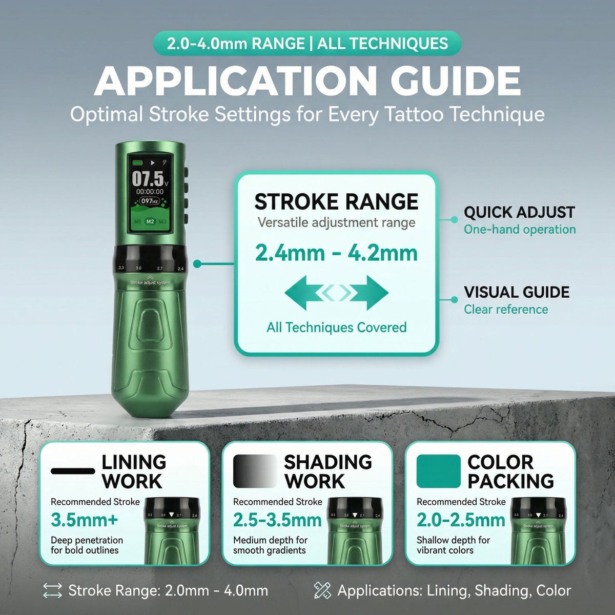 Yikexuanli Green Energy Tattoo Pen