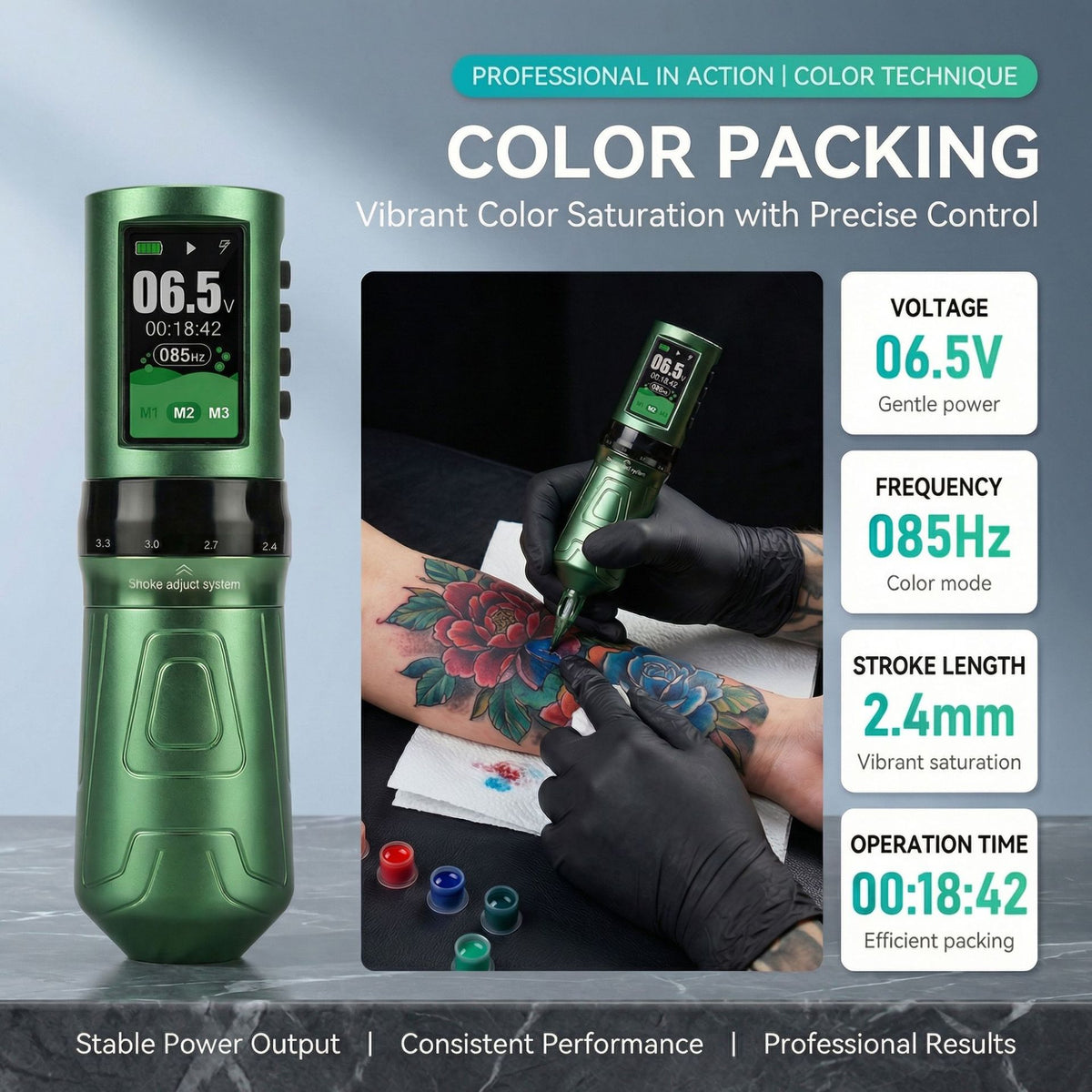 Yikexuanli Green Energy Tattoo Pen
