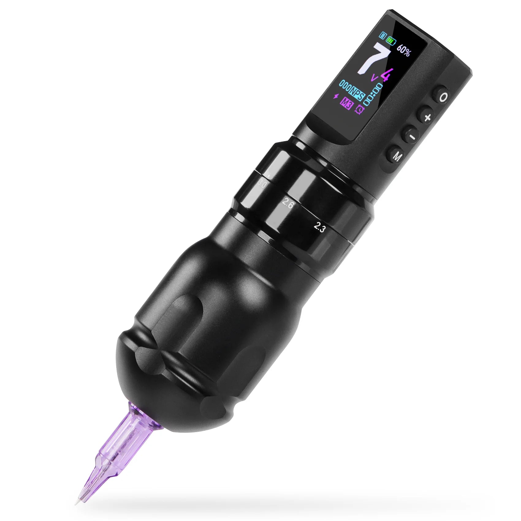 Yikexuanli V1 wireless tattoo pen machine angled product image on a white background